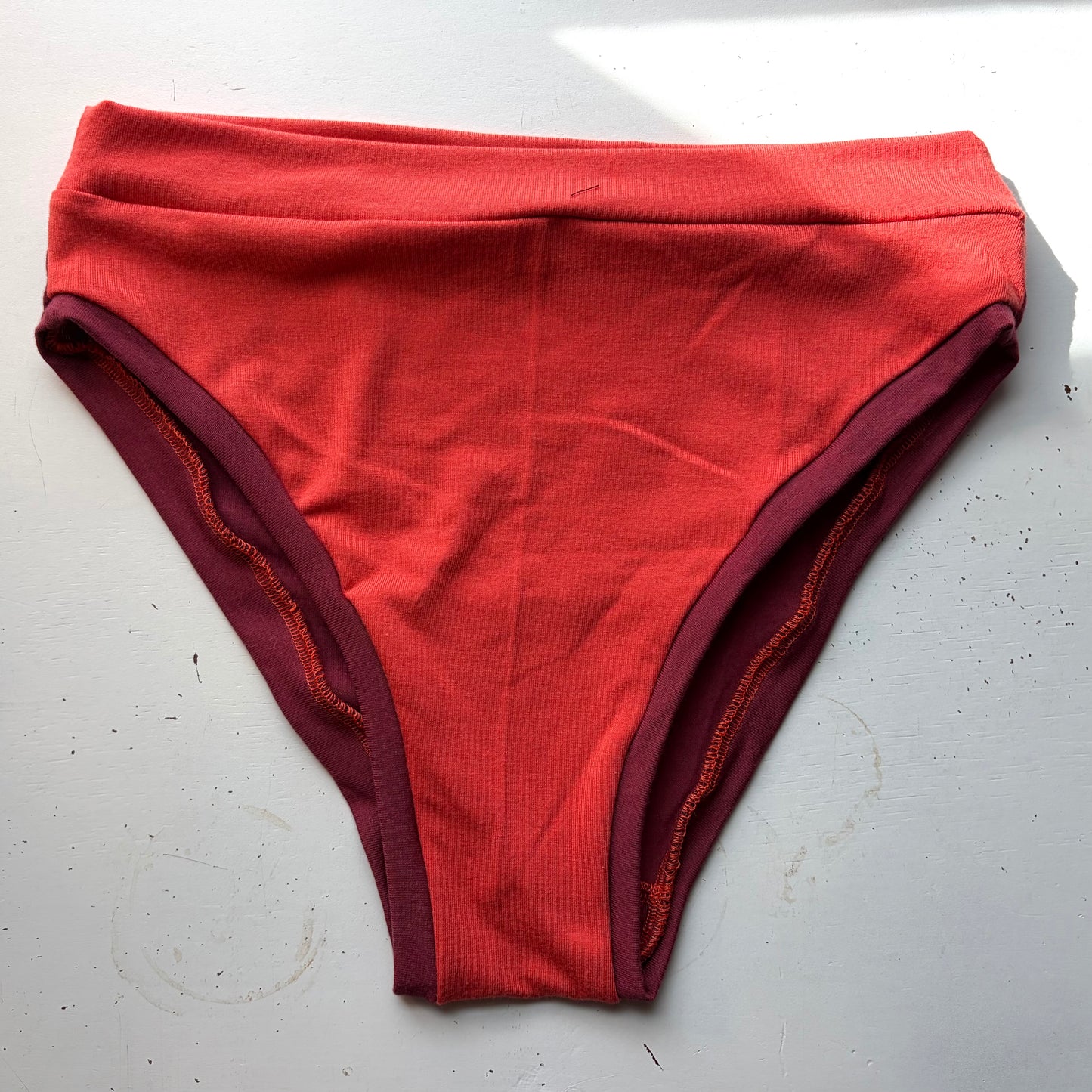 Scrappy Cherry : Bikini Mid Rise Bamboo Undies