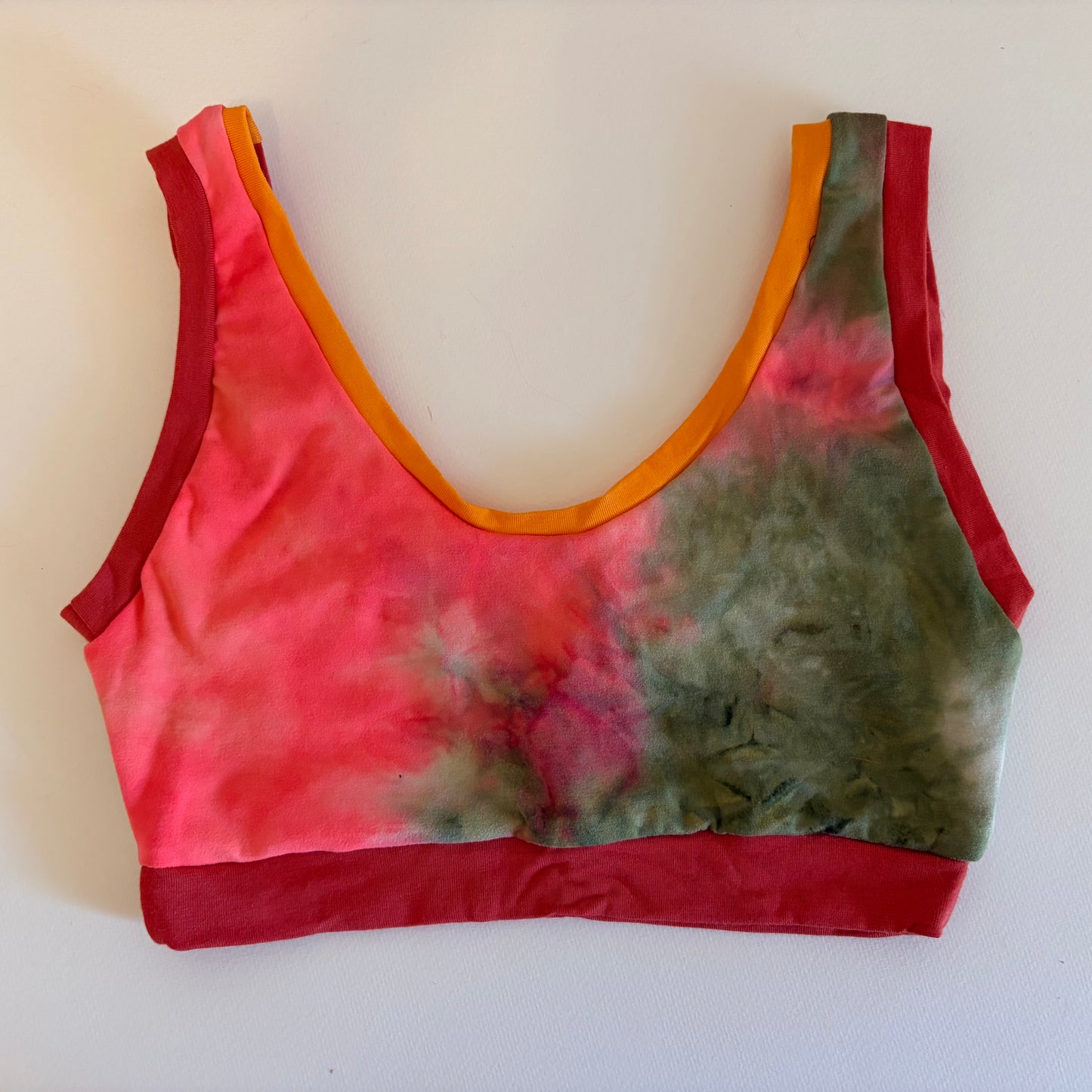 Coral Tye Dye : Bamboo Lounge Top