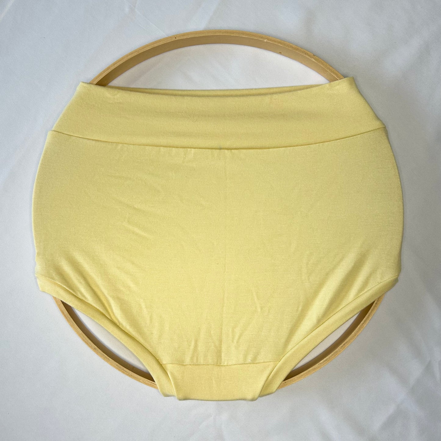 Sunshine | Mint Blue Mesh: Bamboo High Waisted Undies