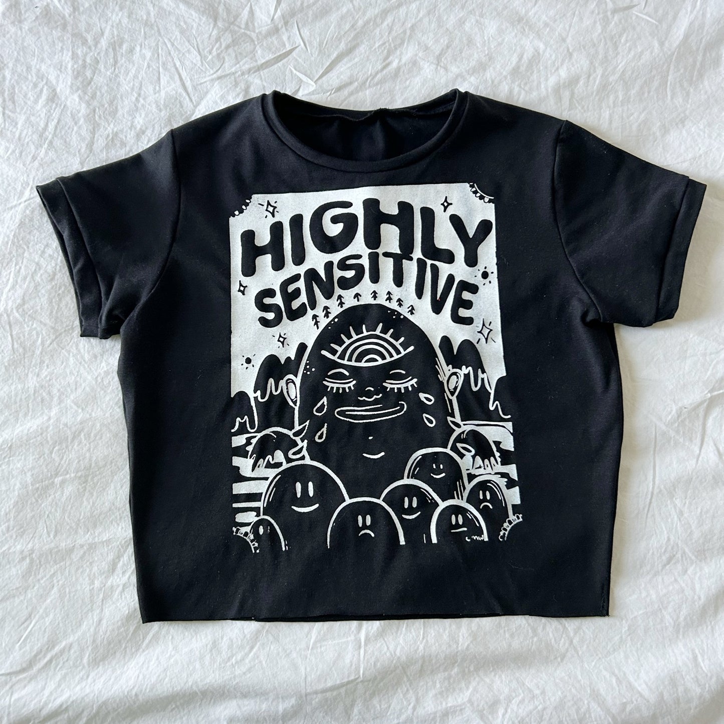 Bamboo Crop: Black Highly Sensitive