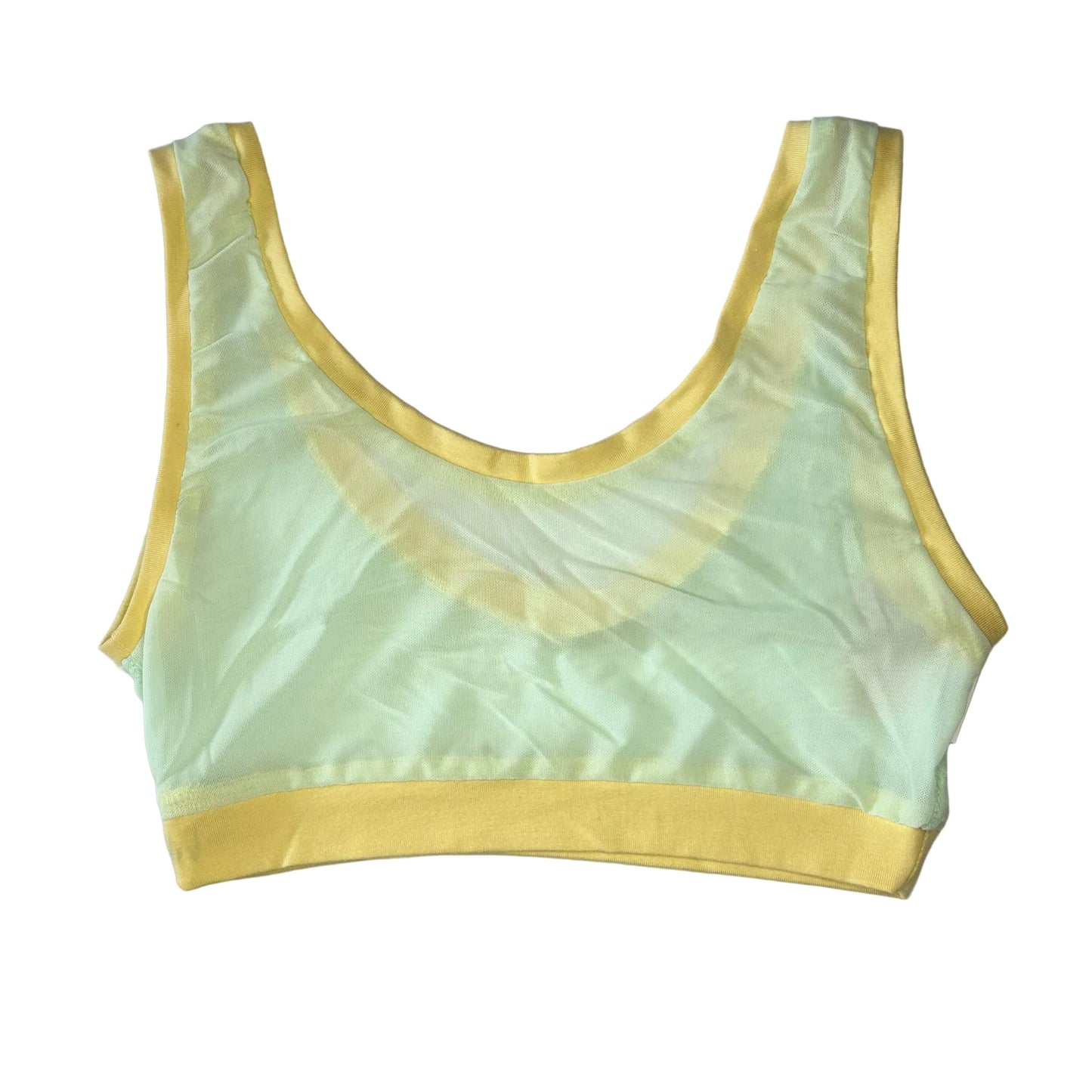 Sunshine | Mint Blue Mesh: Bamboo Lounge Top