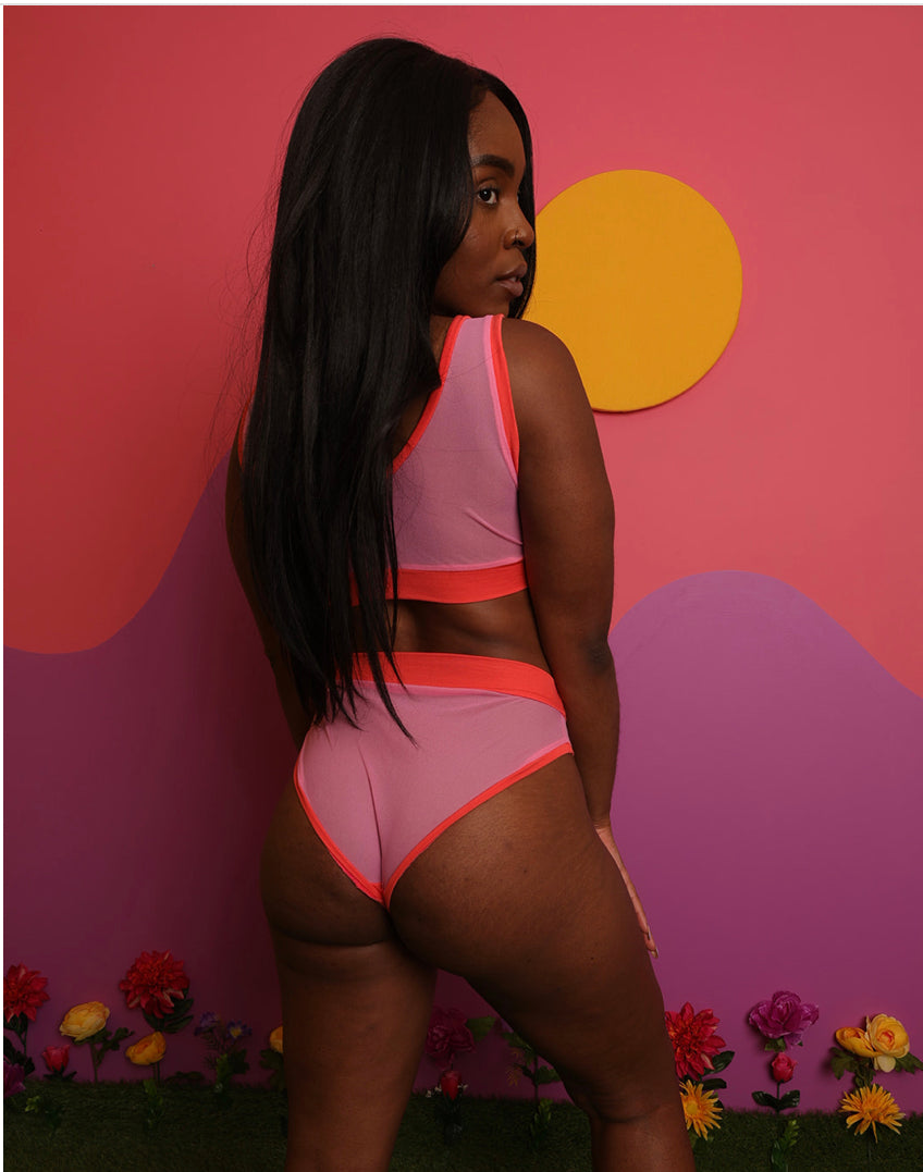 ✨Pretty In Pink✨ Bamboo/Mesh Lingerie Set