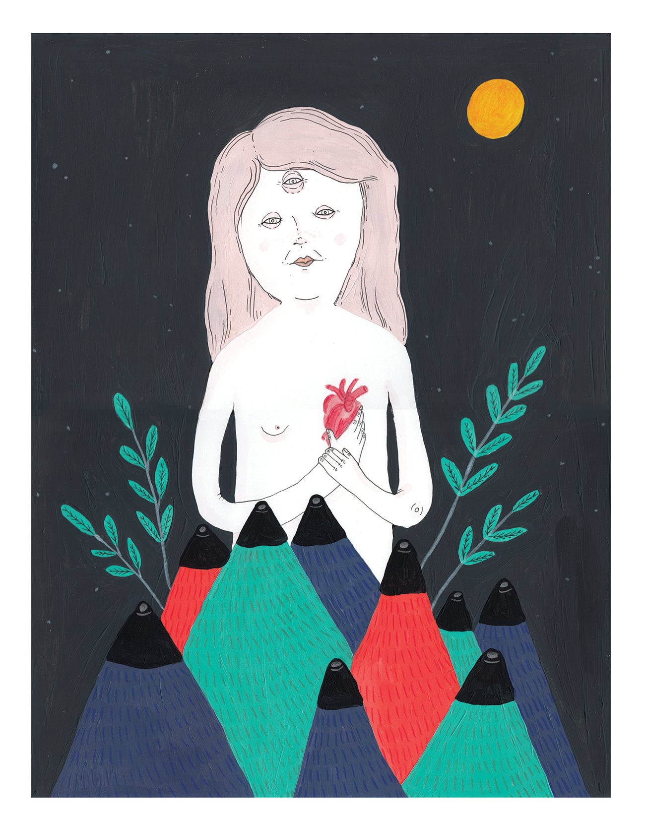 Moon Bath Print