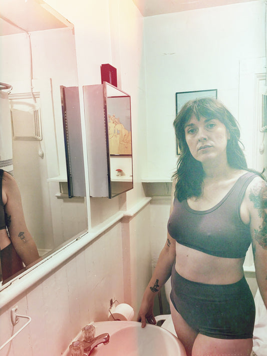 Solid Moonscape : Bamboo Lounge Top