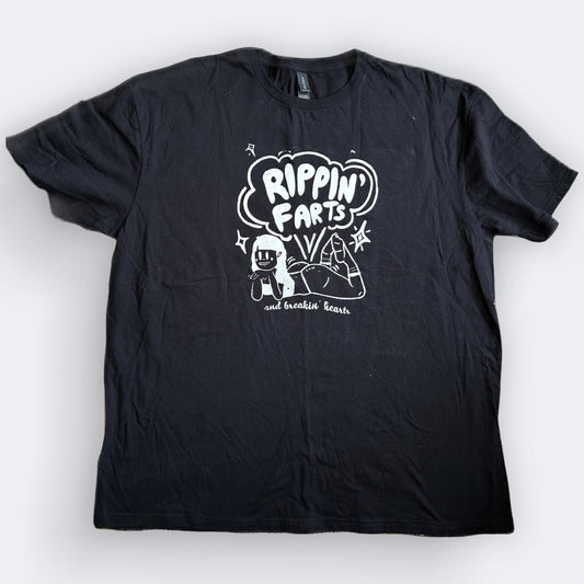 Rippin’ Farts Breakin’ Hearts- Black T-shirt