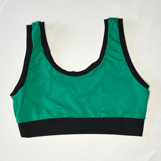 Green| Black: Bamboo Lounge Top