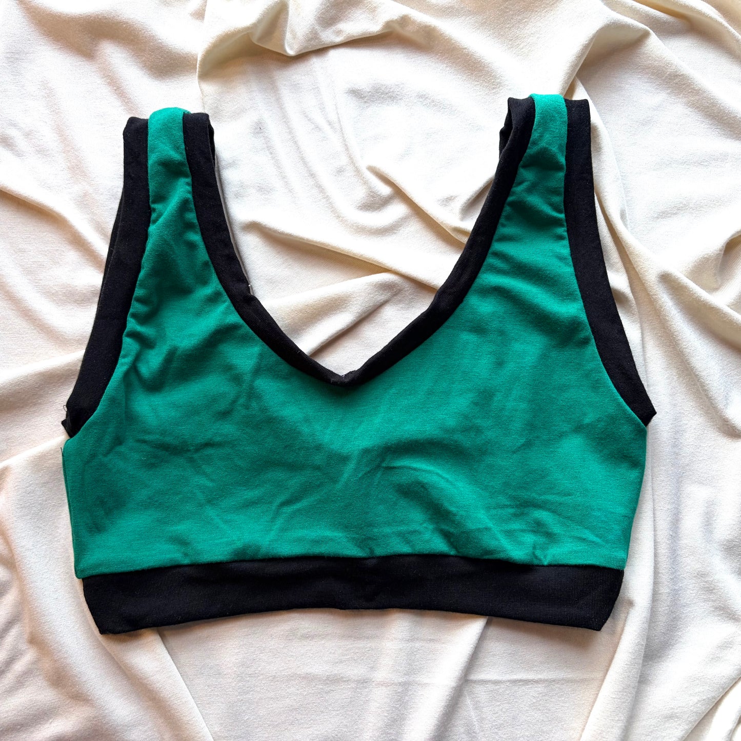 Green| Black: Bamboo Lounge Top