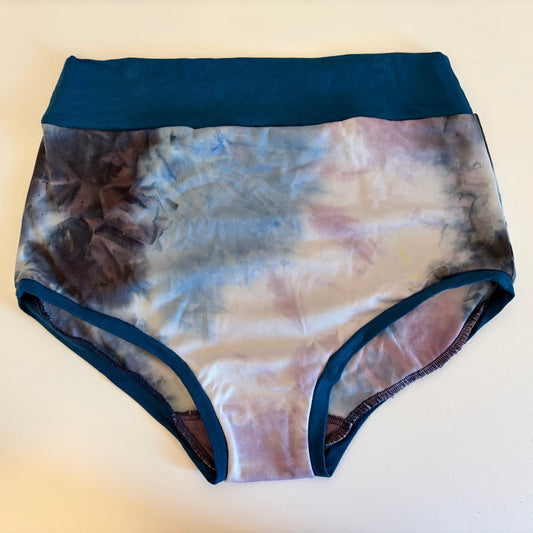 Sea Blue Tye Dye : Bamboo High Waisted Undies (Copy)