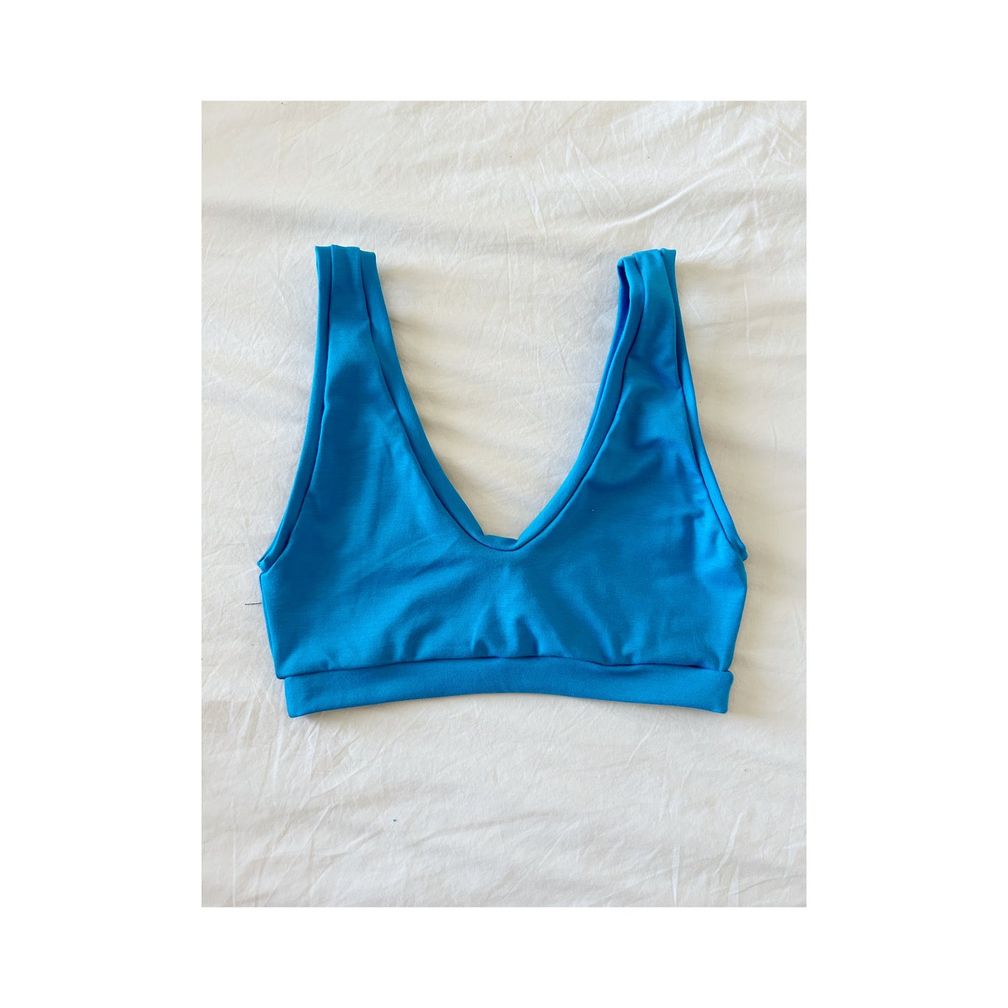 Solid Blue : Bamboo Lounge Top