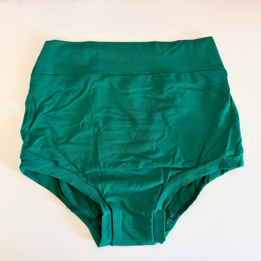 Solid Green  : Bamboo High Waisted Undies