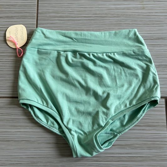 MED Bamboo High Waisted Lounge Bottoms Mint- RTS