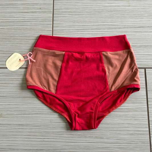 LRG Bamboo High Waisted Bottoms Red/Dusty Rose - RTS