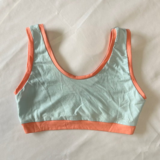 Powder Blue| Pink: Bamboo Lounge Top