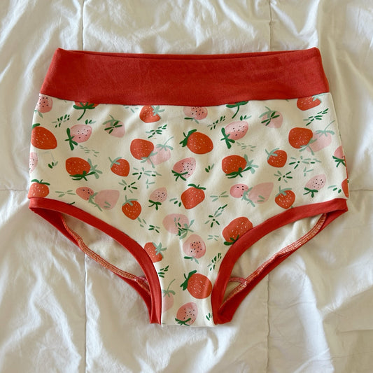 Strawberry Fields High Waisted Undies