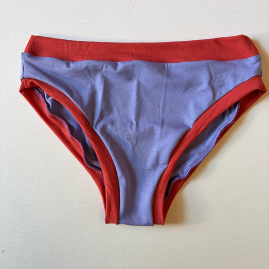 Lilac & Coral: Bikini Mid Rise Bamboo Undies