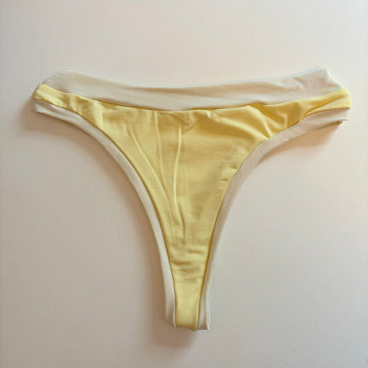 Lemon Meringue: Bamboo Thong