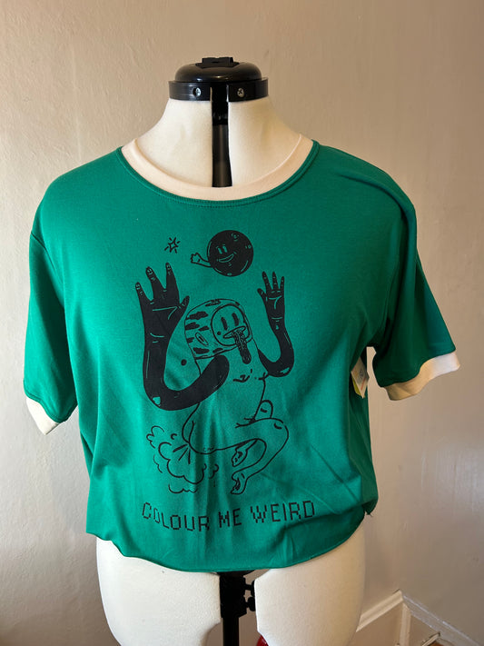 Bamboo Boxy Crop: Green Space Fart