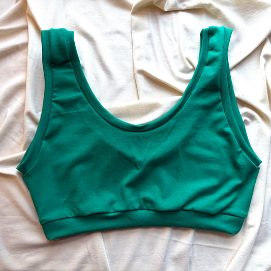 Solid Green : Bamboo Lounge Top