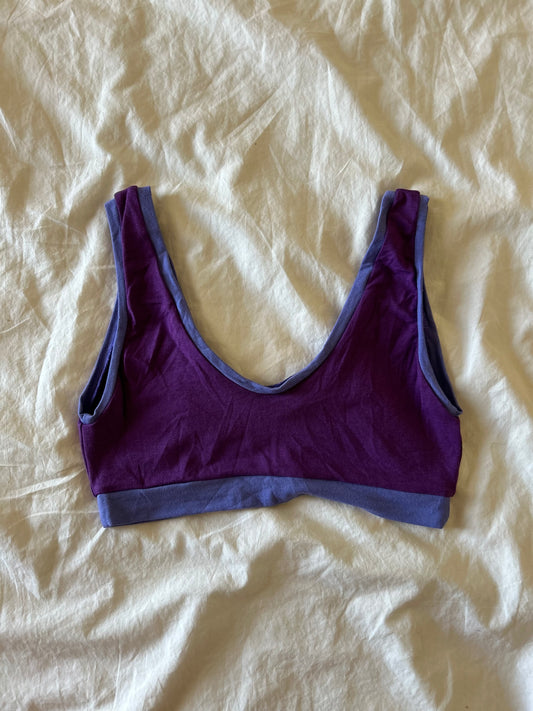 Purple/Light Blue : Bamboo Lounge Top