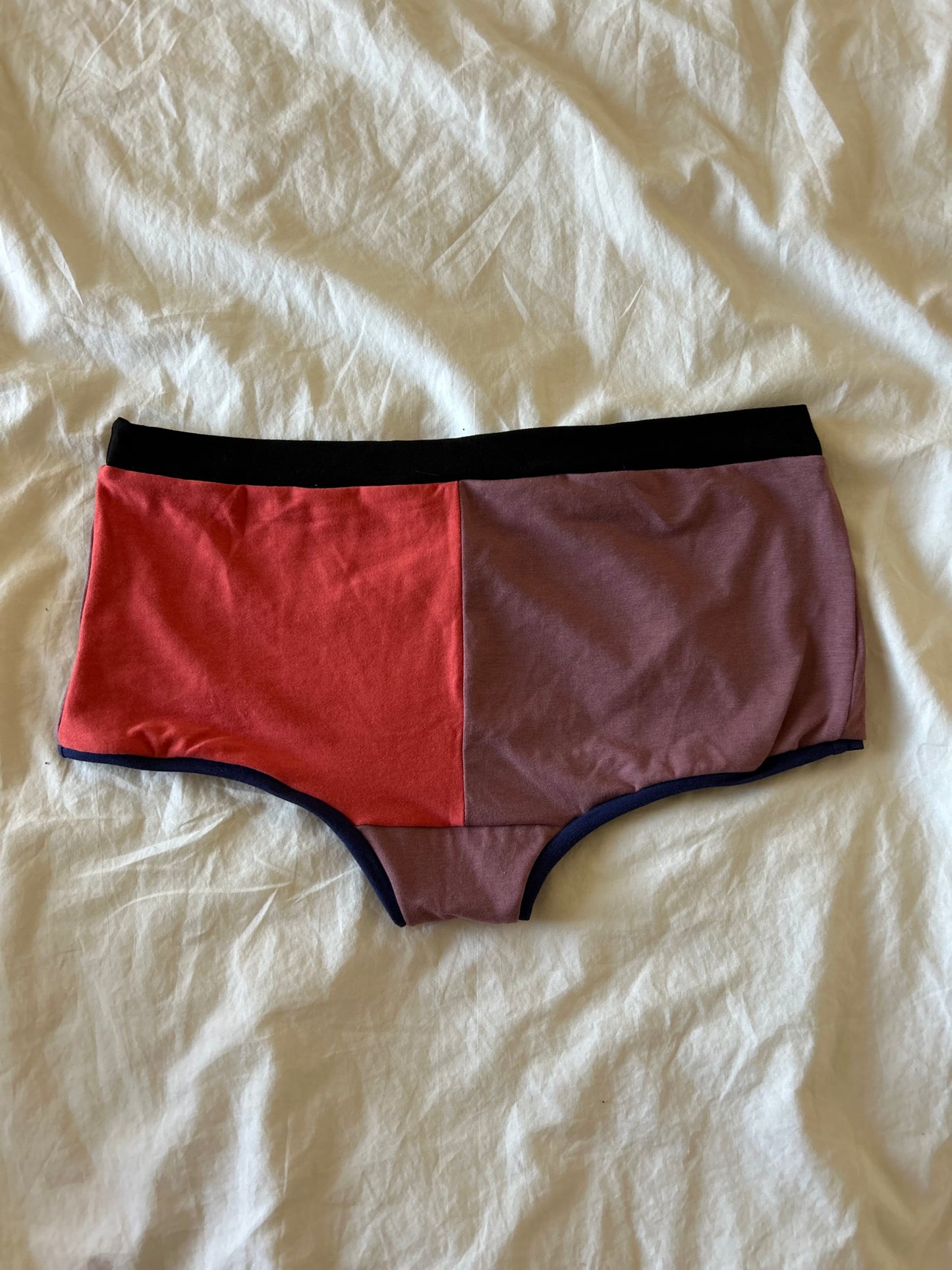 Mauve/Coral Bamboo Booty Shorts- Lrg