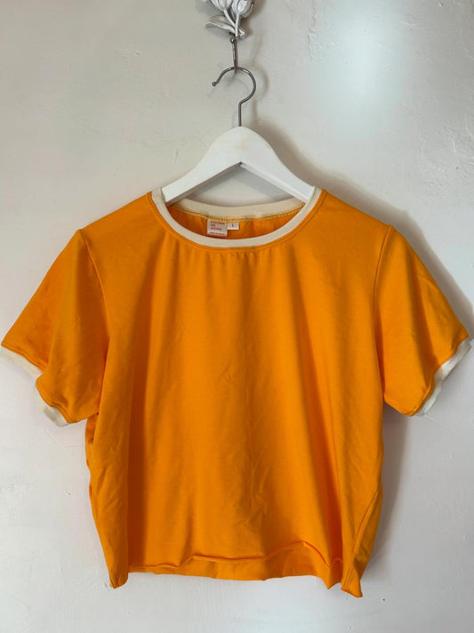 Sunburst Bamboo Crop - Fitted Style