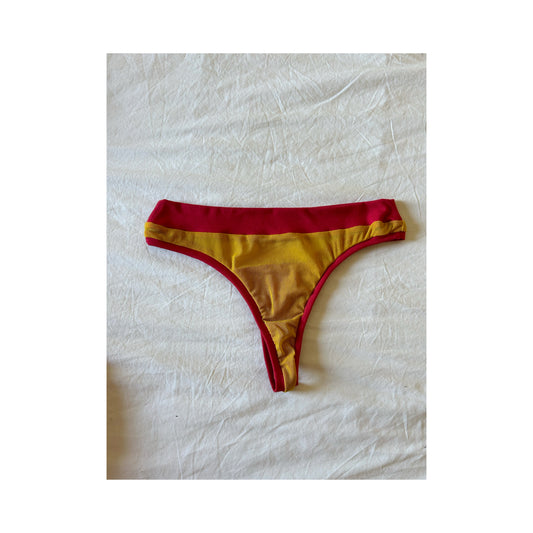 Hot Dog: Mesh & Bamboo Thong