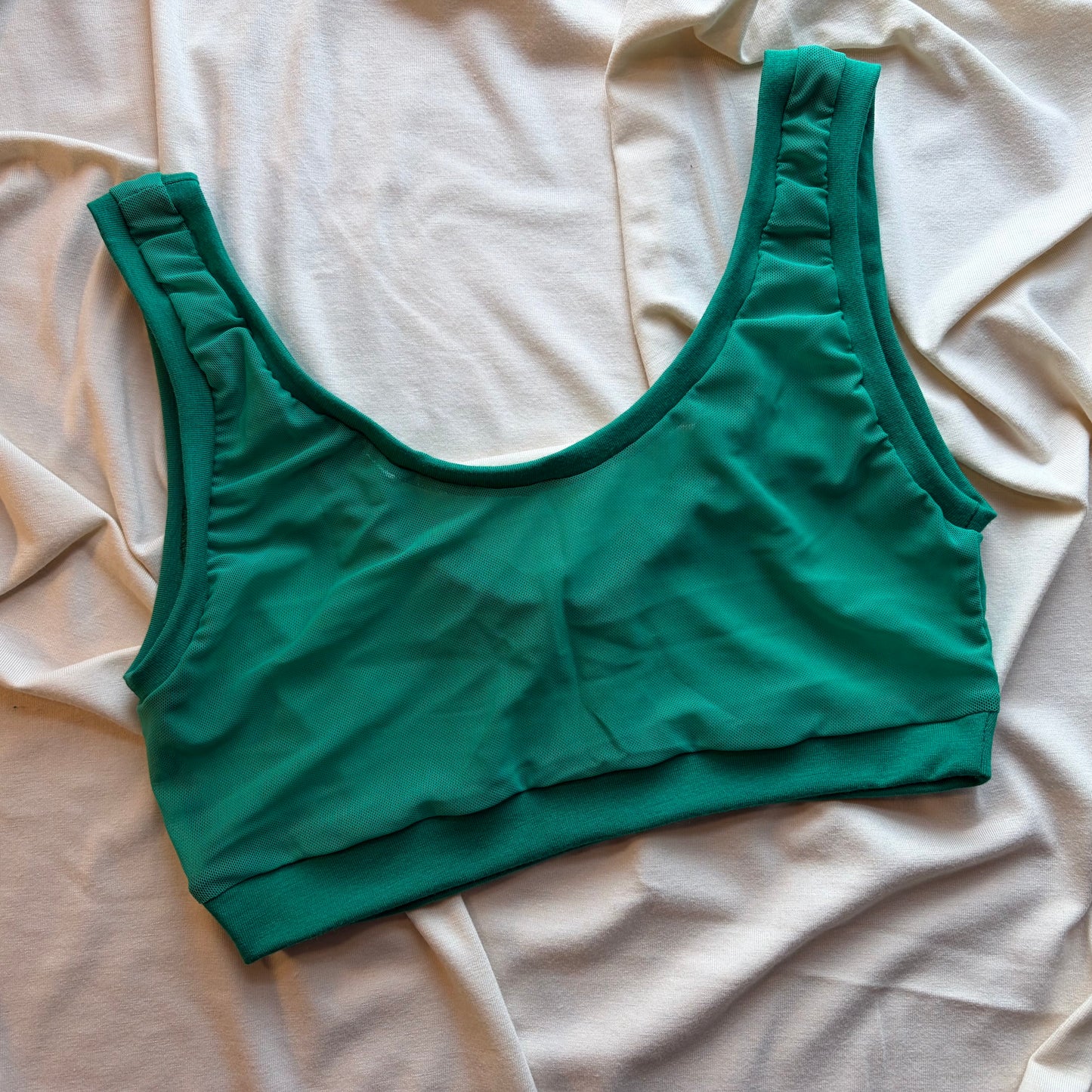 Green & GreenMesh: Bamboo Lounge Top