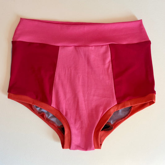 Scrappy L: High Waisted Undies Pinks