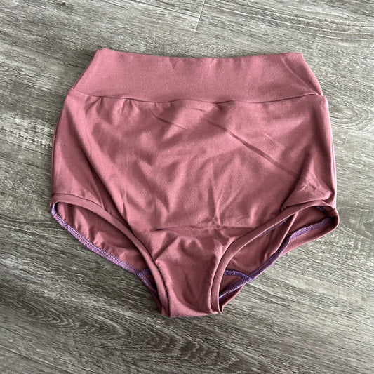MED Bamboo High Waisted Bottoms Mauve- RTS