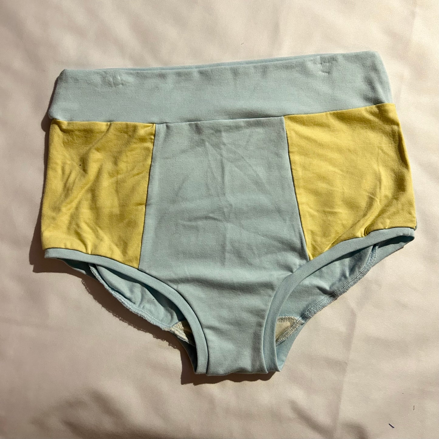 Sunshine| Powder Blue: Bamboo High Waisted Undies