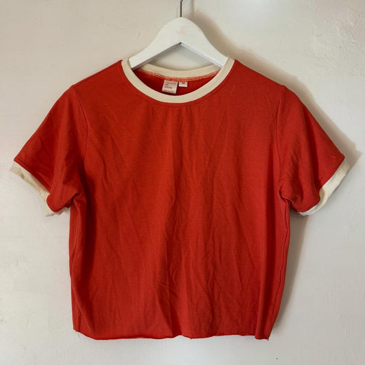 Blank Coral | Bamboo Cotton Crop Top