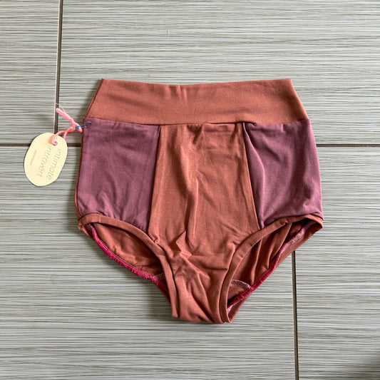 MED Bamboo High Waisted Lounge Bottoms Dusty Rose/Mauve- RTS