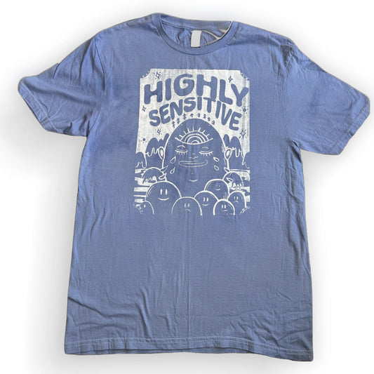 Highly Sensitive- Blue T-Shirt