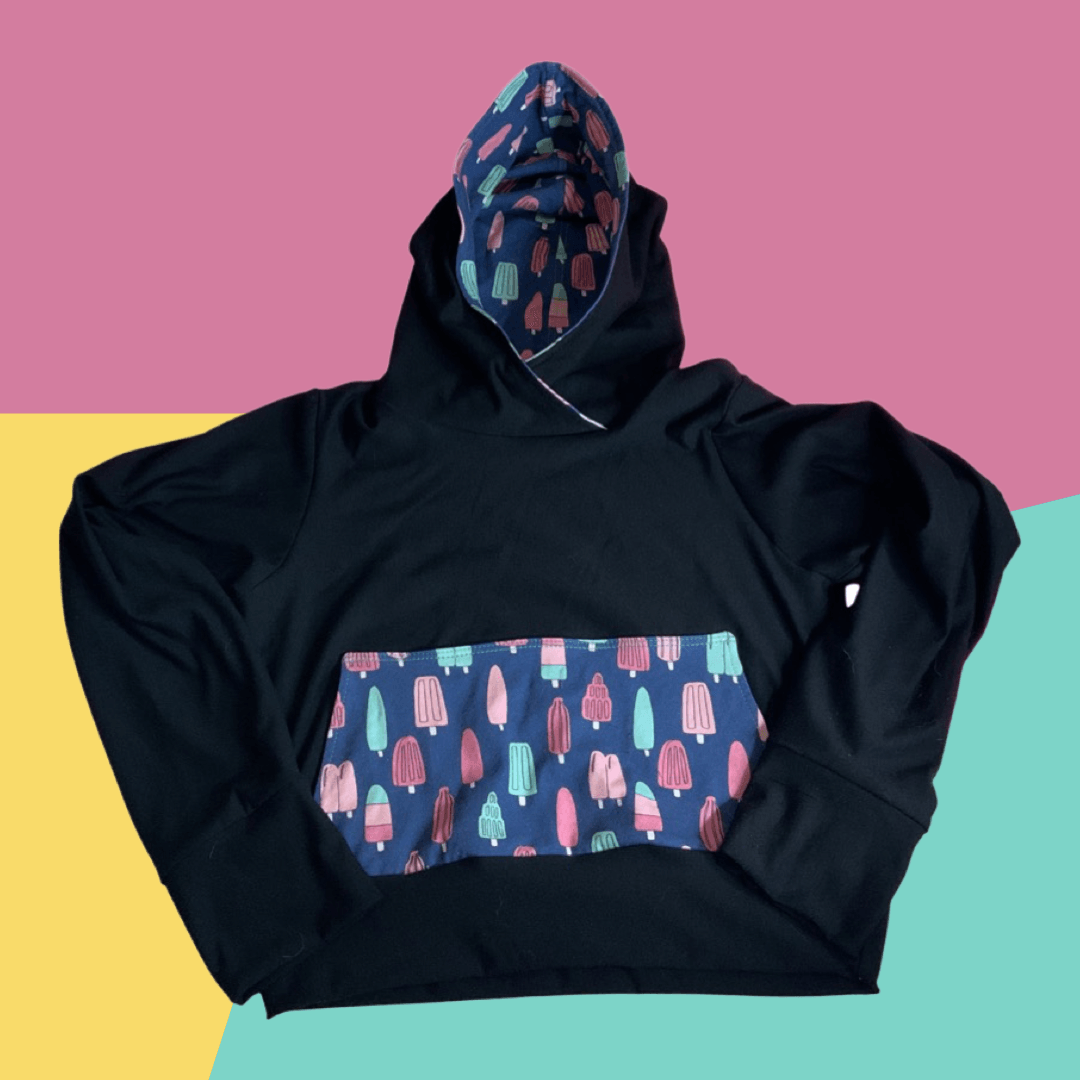 Custom cropped outlet hoodie